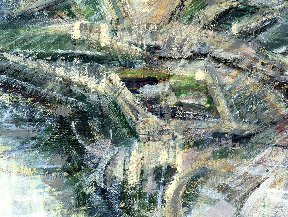 pastel, gemengde technieken op papier