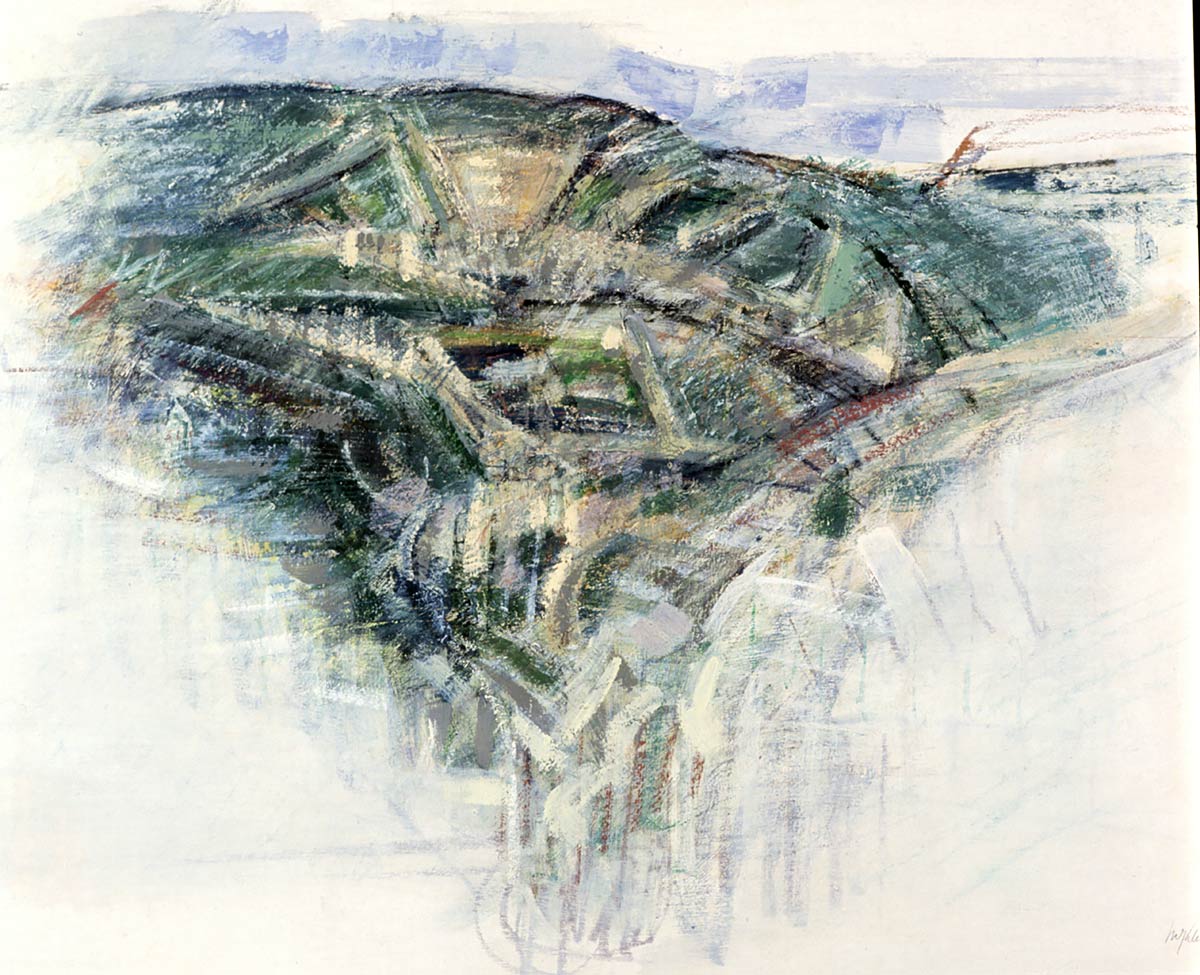 pastel, gemengde technieken op papier