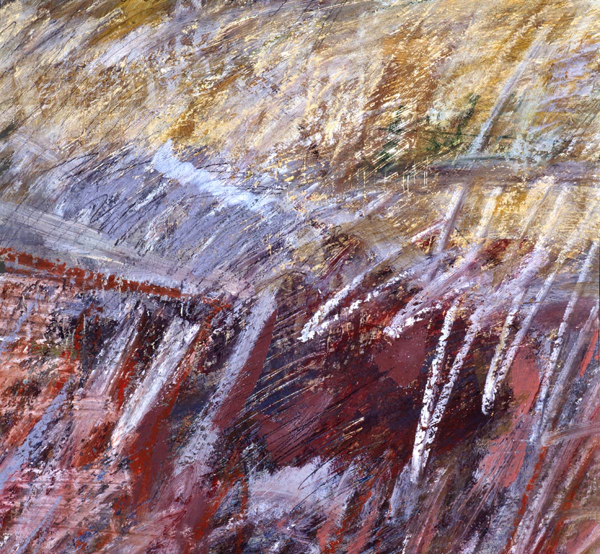 olieverf, gemengde techniek op papier