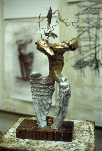 Etude voor het afgevallen blad.