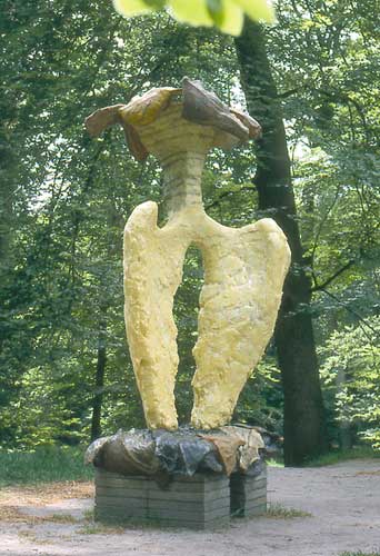 Etude voor het afgevallen blad.